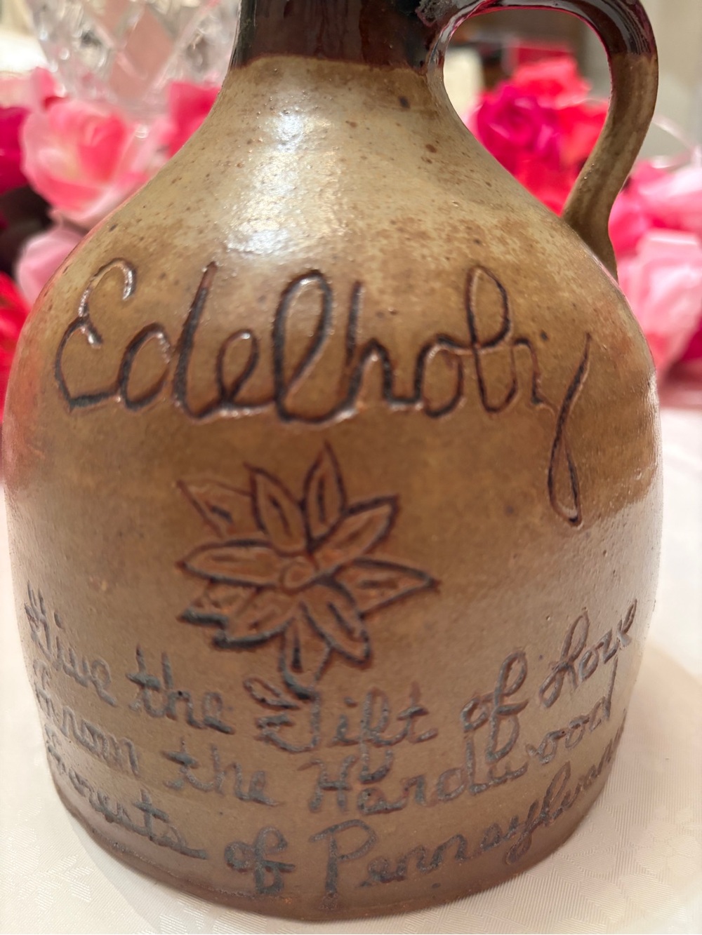 Stoneware Jug from Pennsylvania